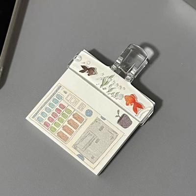 Kitchen Sealing Clip Transparent Acrylic Chip Clip for Food Bags Snack Clips Document Holder Compact Folder Clip Organizer for Office Home Use