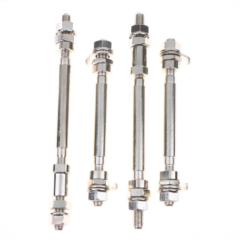 1/2Pcs Solid Axle Hub With Bearings Front And Rear Axles For Mountain Bike Bicycle Axle Core With 6200Rs Bike Parts