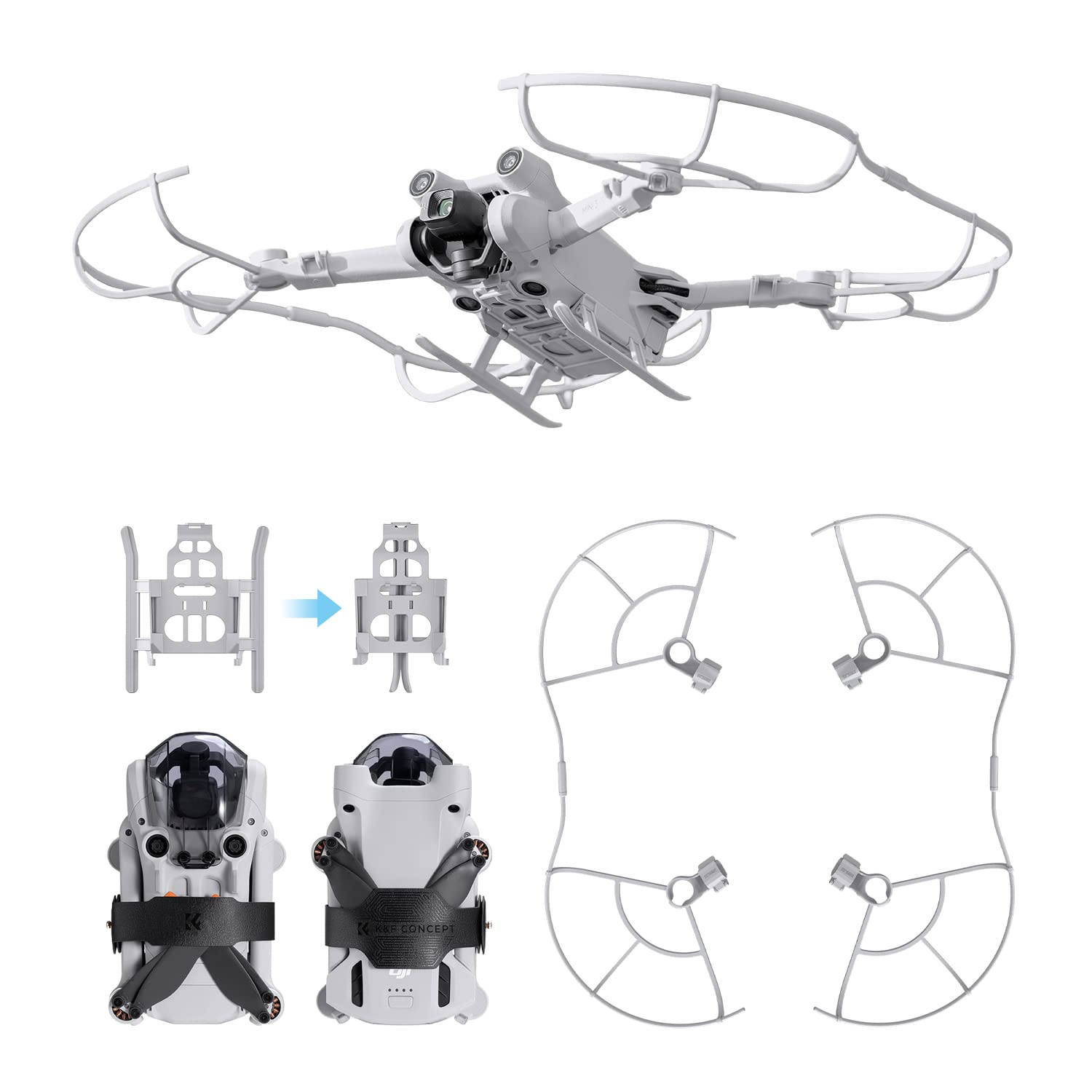 

Концепт DJI Mini 3 Pro аксесуари шасі захист пропелера тримач пропелера складаний протиударний легкий захист від зіткнень пропелер