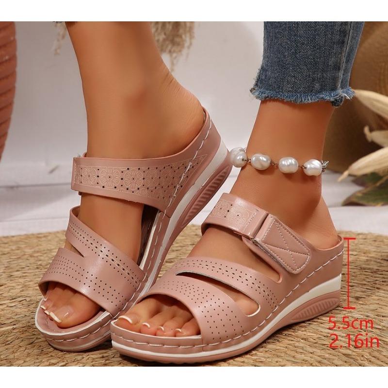 Wedges Slippers Women Summer Shoes Womens Luxury Designer Slippers Slides Women Outdoor Beach Platform Slippers Chanclas Mujer