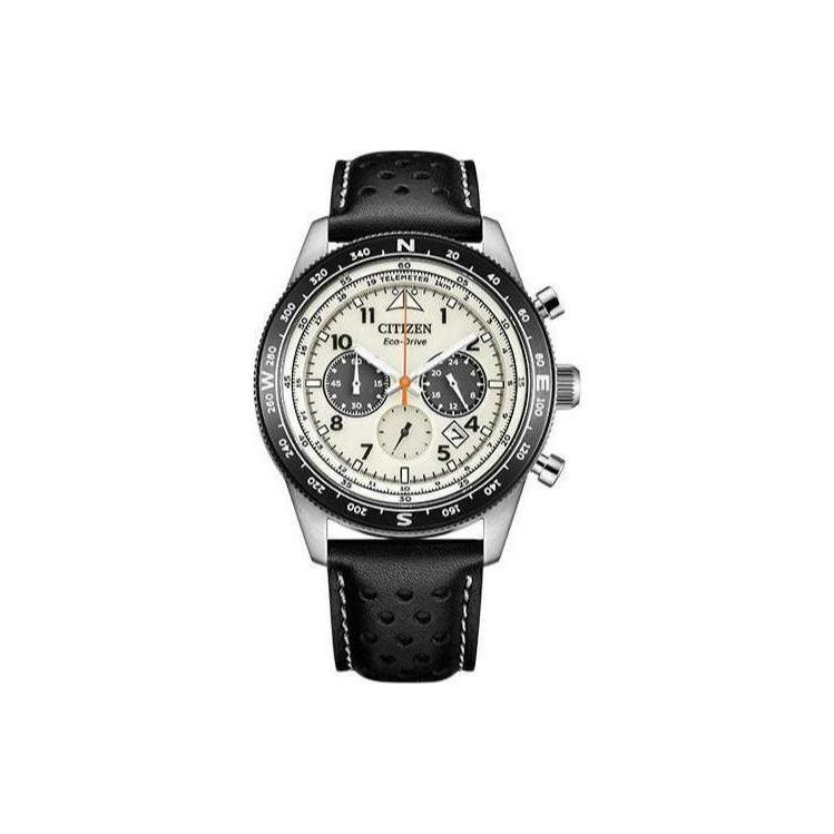 

CITIZEN FF Light Powered Quartz Movement Cow Leather Strap Watch Men s Watches Gray Dial CA4559-13A Gray Dial