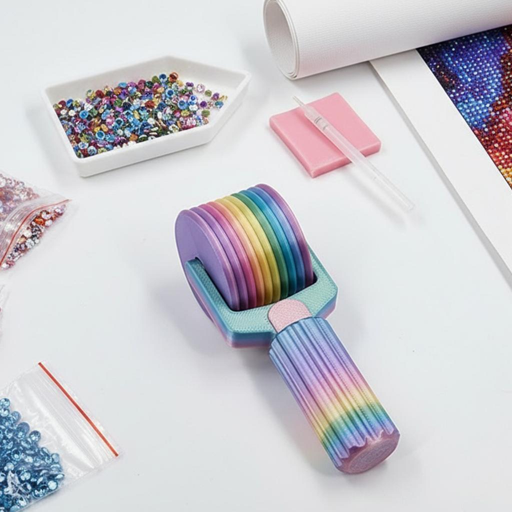 Diamond Art Painting Roller Reusable Portable Crystal Art Roller Rhinestones Painting Pressing Tool Diamond Painting Accessories