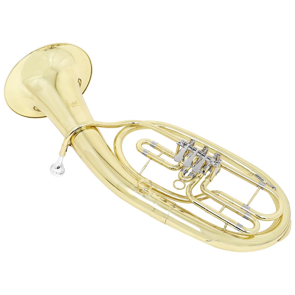 LDT900 3 Key Euphonium Horn SLADE Bb Brass Body Gold Tenor Horn Baritone Brass Musical Instrument with Case Gloves Accessories