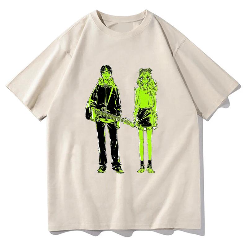 Der Typ, an dem sie interessiert war, T-Shirt für Frauen, Harajuku, Tops, Mädchen, Manga-Kleidung, Gothic, ästhetisch, Sommer, reine Baumwolle, Streetwear-Kleidung