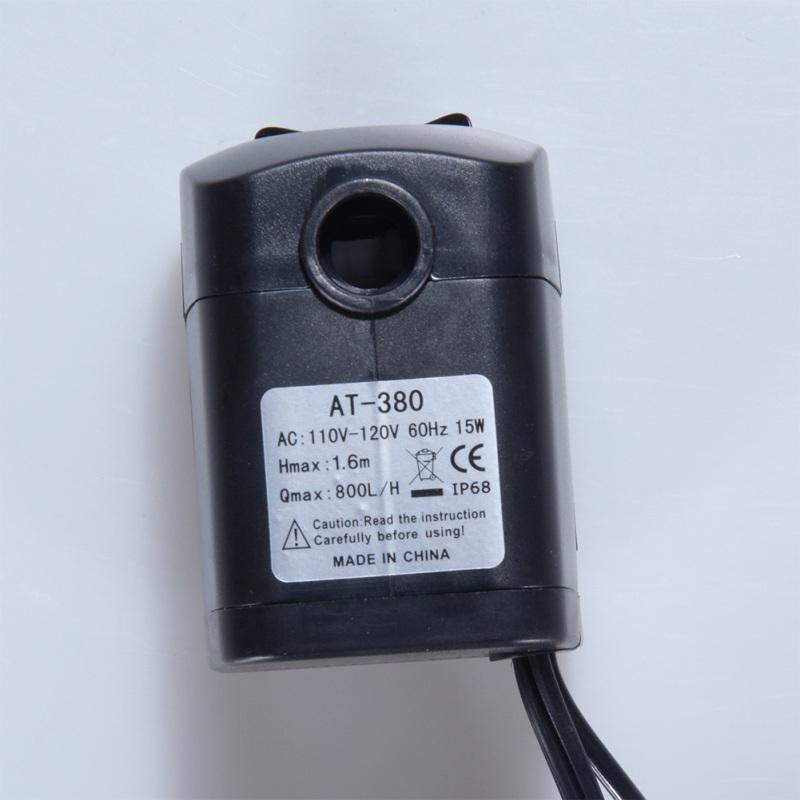 hot! Mini Submersible Water Pump with LED Light for Aquariums KOI Fish Pond Fountain Waterfall