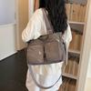 Stylish Canvas Shoulder Bag for Women, Multi-Pocket Tote with Adjustable Strap and Durable Design