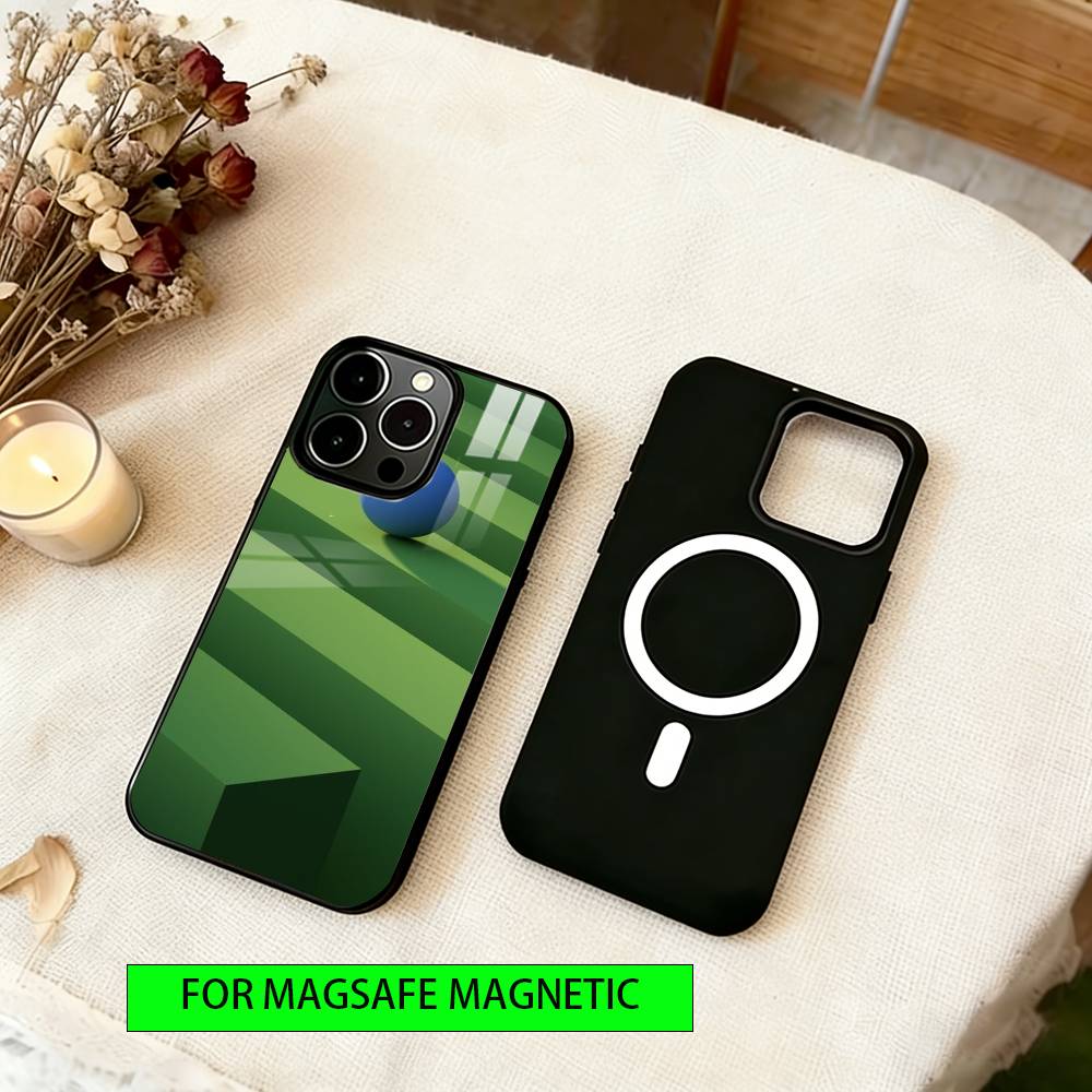 Minimalist Style Phone Case For iPhone17,16,15,14,13,12,11 Plus,Pro Magnetic with Magsafe Wireless Charging