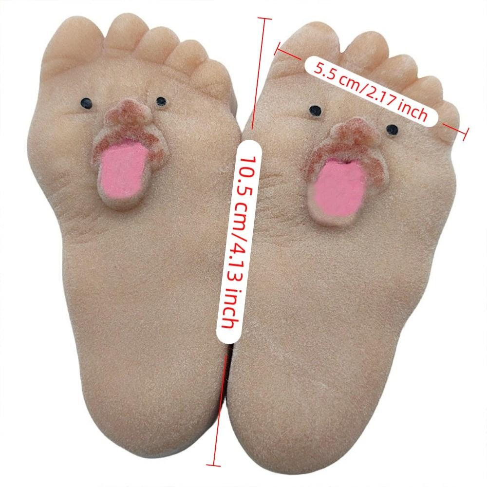 Tongue-Sticking Out Squeeze Toys Hunting Tricky Squishy Stress Toy Novelty Pinch Toy  Kids