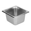 Stainless Steel Basin Food Bowl Buffet Basin Insulation Counter Basin for Home Canteen Meal Hotels