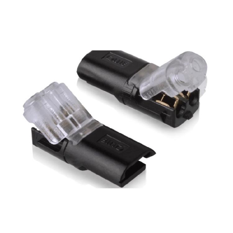 10Pcs 2 Pin 2 Way Universal Compact Wire Terminals No Wire-Stripping Required Led Light Strips Connectors Easy to Use