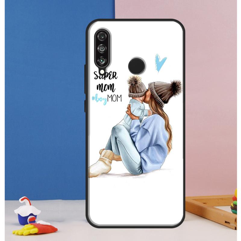 SUPER MOM MOTHER MAMA CUTE BABY Case For Huawei Nova 12i 11i 8i 7i 12s Y73 Y70 Y90 Y60 Y72 Y61 Y91 9 10 SE P40 Lite P30 Pro