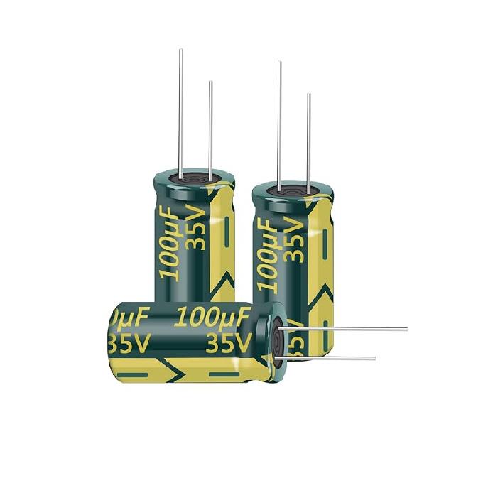 20pcs 16V 100UF Capacitor 5x11mm(0.2x0.43in) High Frequency Aluminum Electrolytic Capacitors for TV, LCD Monitor, Game