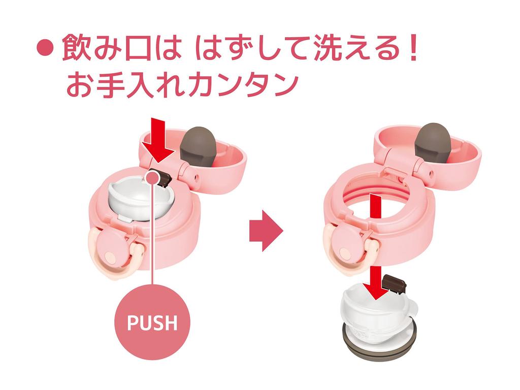 Thermos Vacuum Insulated Portable Mug, 350ml, Shell Pink, JNR-352 SPK