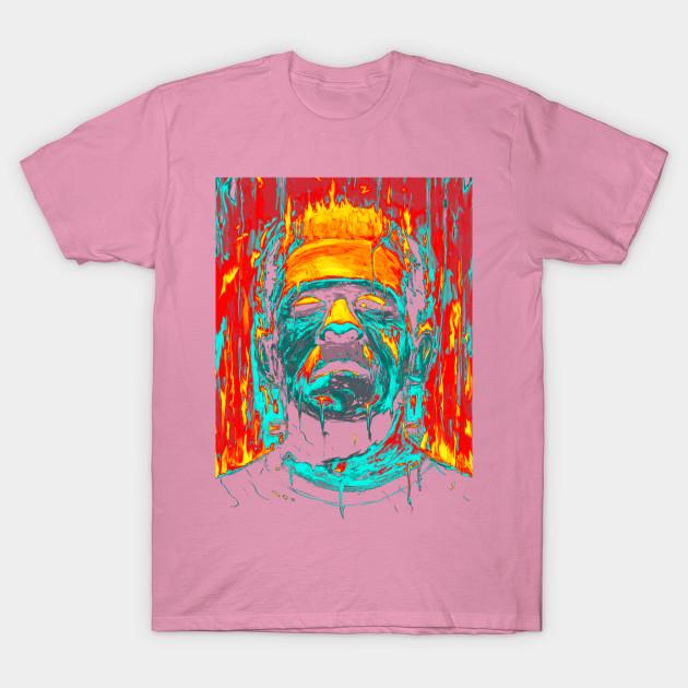 T Shirt Women Frankenstein Harajuku Print Kawaii Tshirt Summer Short Sleeve Female T-Shirt Top Tee