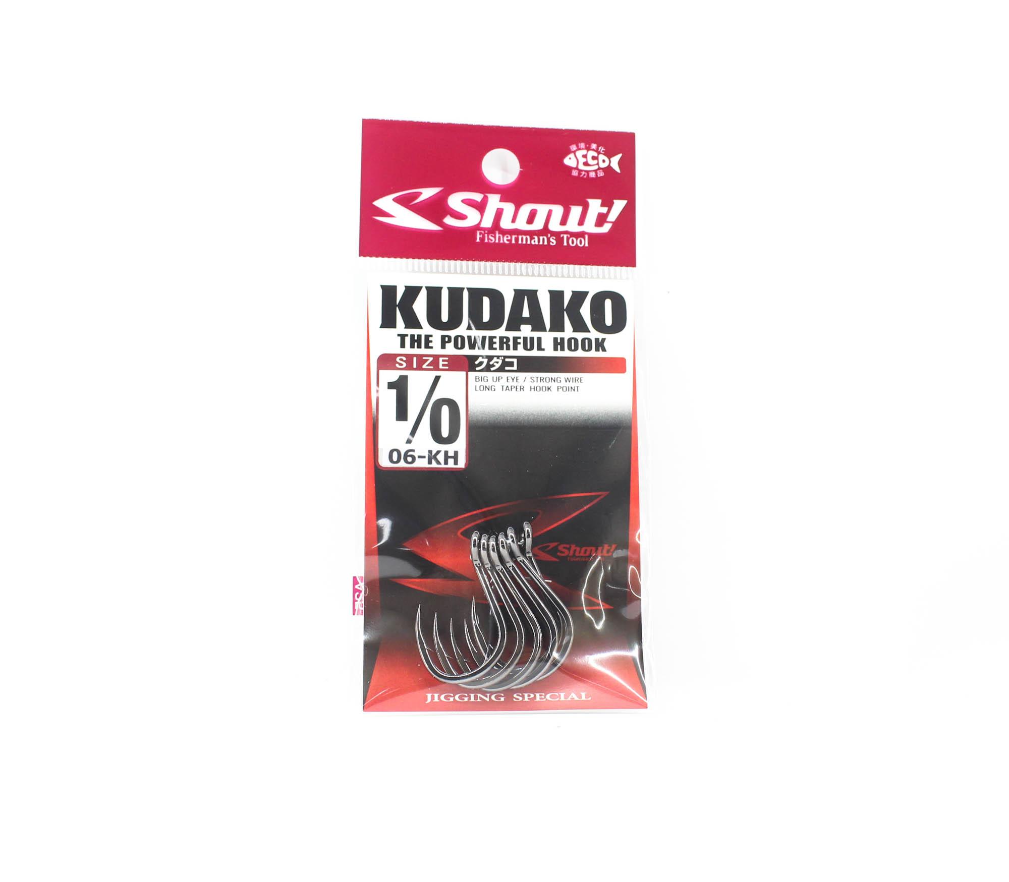 

Shout 06-KH Kudako Power Jigging одинарный крючок черный размер 1/0 (9103)
