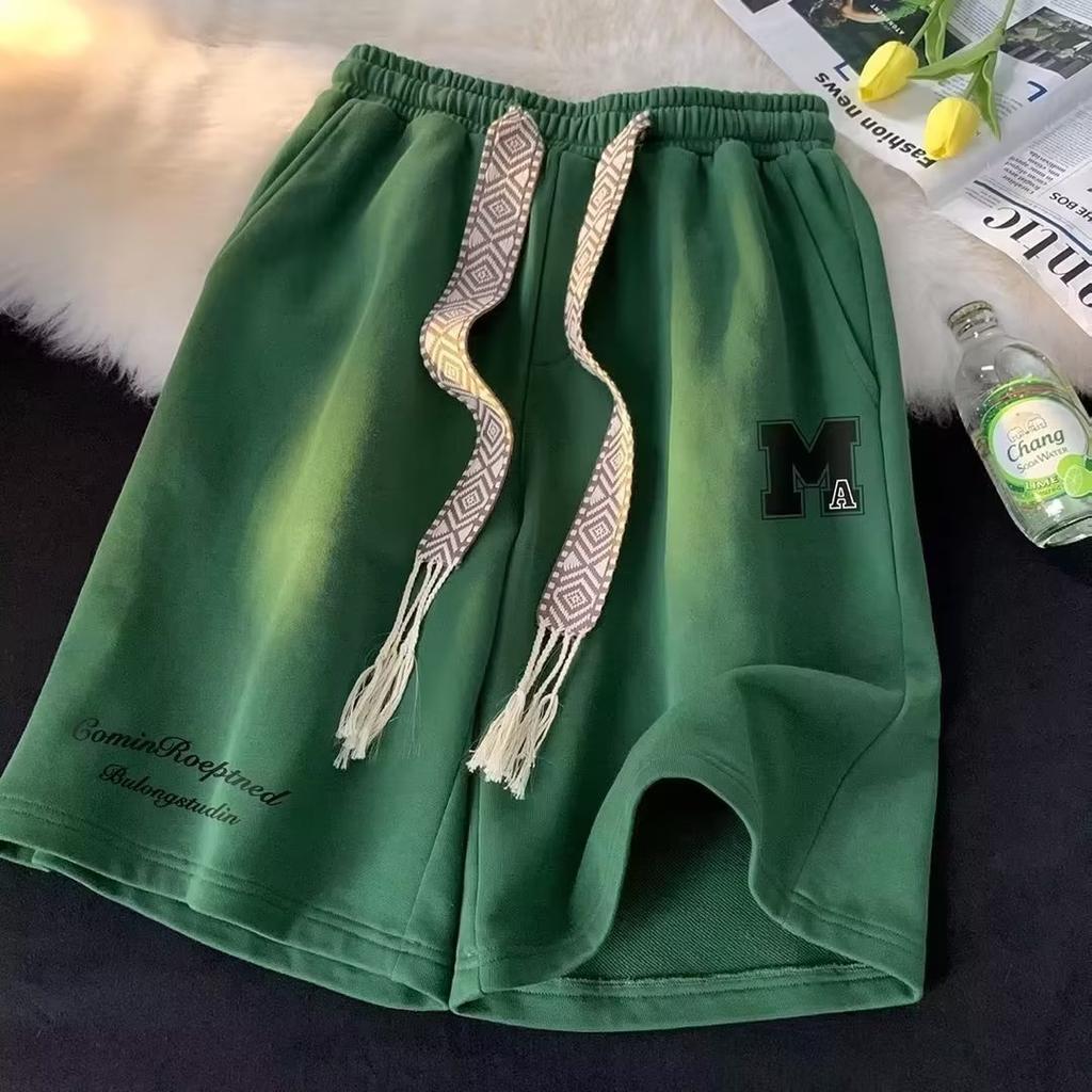 Popular Shorts Men's Summer Thin American High Street Big Pants Loose Sports Casual Pants