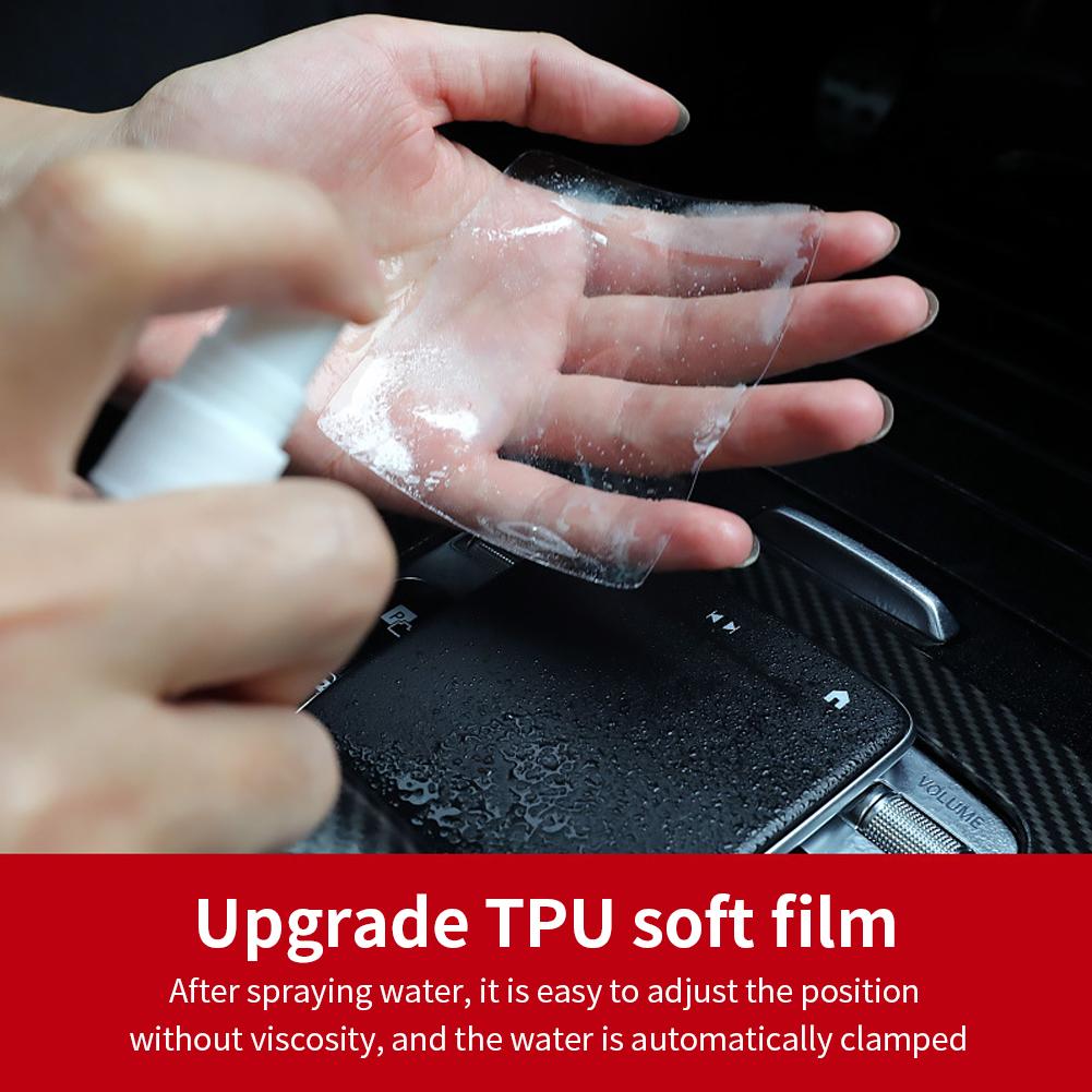 Auto TPU Aufkleber Center Console Media Button Maus Protector Film Für Mercedes Benz AEC CLA GLE GLS GLB C W177 W247 C118 W167