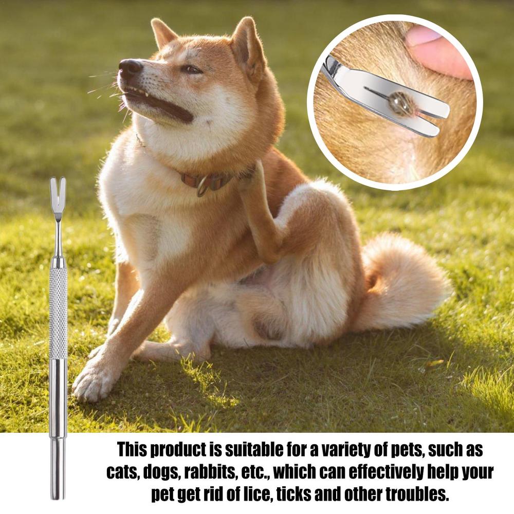 Tick Remover for Dogs Tick Removal Kit Stainless Steel Tweezers for Dogs and Cats Rustproof Tick Puller Tools Pets Suppliers