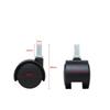Replacement Wheel Furniture Universal Wheels with Brakes Office Chair Caster Tool Chair Roller