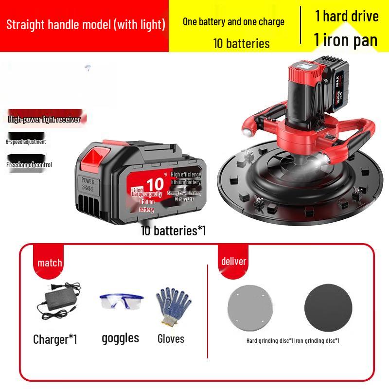 TURBOSUN 36V Cordless Steering Wheel Concrete Trowel CN plug (adapter included)