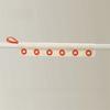 Removable Windproof Hanger 6 Holes 6 Clips Travel Clothes Drying Rack Space-Saving Portable Fabric Clothing Clip Multi-scene Use
