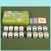 Dice Animal Wooden Card Pairing Toy For Kids Education Focus Training Board Game