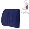 Lumbar Cushion Office Maternity Seat Cushion Car Lumbar Memory Foam Lumbar Pillow,Style: Standard (Blue)