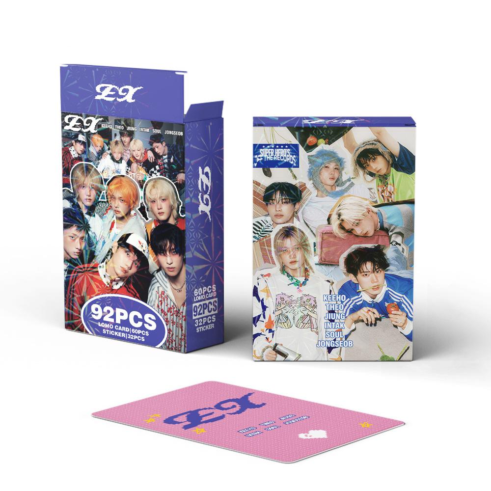92 pieces of spot card of Korean stars P1Harmony album collection photo cards star stickers LOMO HD Printd Photocards Stickers