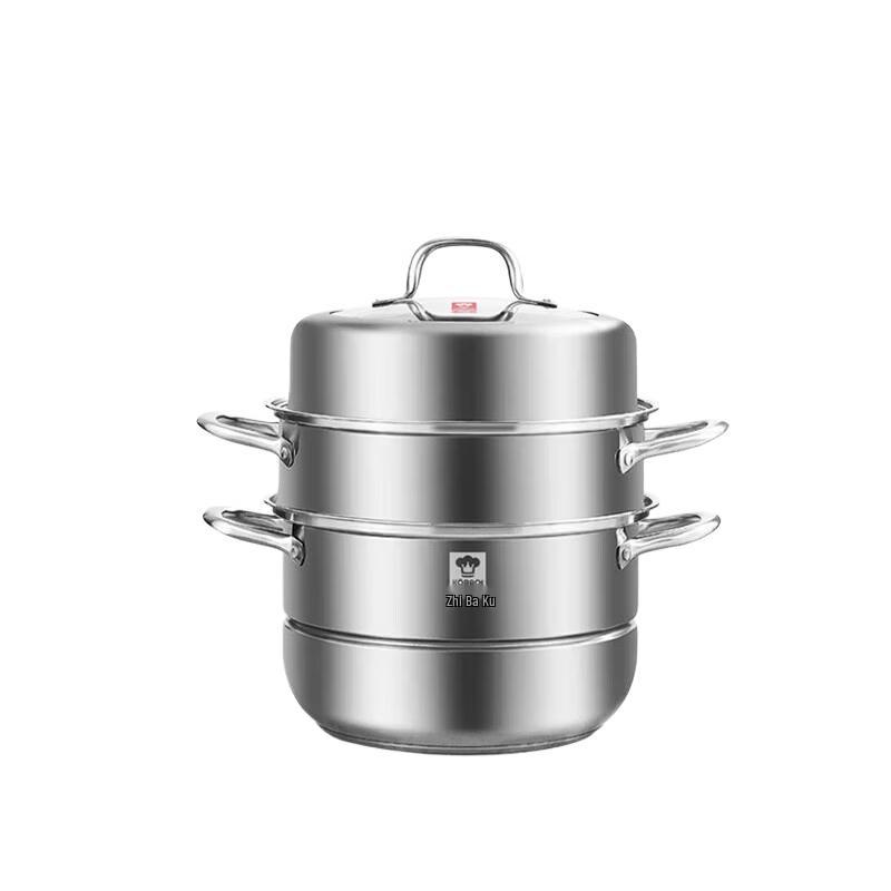KOBACH 304 Stainless Steel 3-Layer Steamer Pot