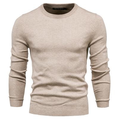 14 Color Autumn And Winter New Thick Sweater Men'S Round Neck Slim Fit Men'S Sweater Men'S Knitted Sweater Top
