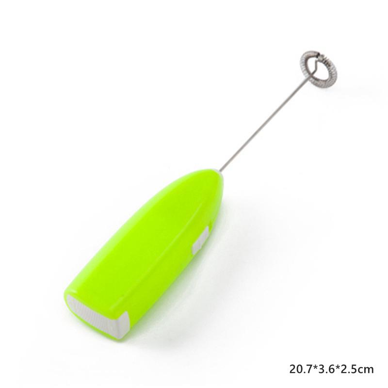 Electric Milk Frother Egg Whisk Beater Battery Powered Handheld Foam Maker with Stand for Kitchen Milk Coffee Egg Stirring Tools