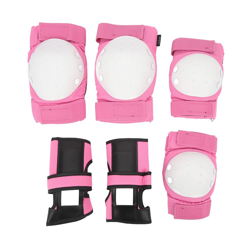6pcs Knee Pads Protective Kit PP Sponge Oxford Cloth Elbow Palm Pad for Skating Cycling