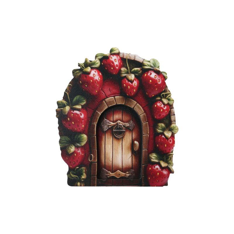 Creative Wooden Fairy Door Ornaments for Garden Decor