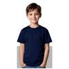 Children's Round Neck Short Sleeve T-Shirts - Solid Colors for Small and Medium Kids