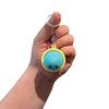 Keychain Steamed Bun Pendant Stress Relief Toy Portable Key Chain with Crisp Clicks