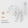 Autumn Winter Quilted Baby Two-Piece Warm Set