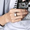 INS Simple Neutral Cold Wind Square Smooth Surface Titanium Steel Ring Ring Men and Women Without Gender Niche Personalized Hand Jewelry