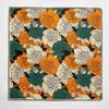 1116 Spring and Summer New Silk Wool Mixed Imitation Chinese Square Scarf Silk Scarf Sunscreen Headscarf Versatile Neck Protection Woman