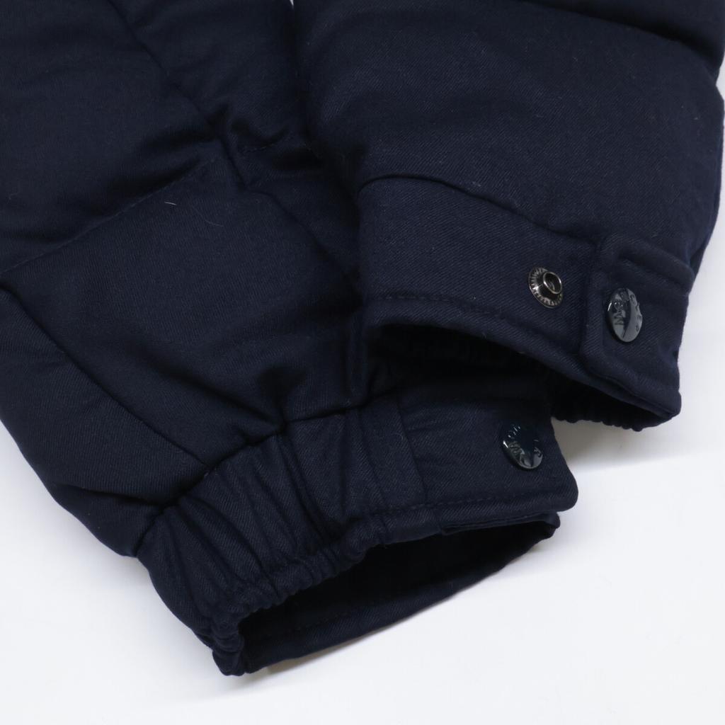 Moncler 2020 MONTGENEVRE Daunenjacke mit Kapuze Jacke 2 Marineblau Gebraucht