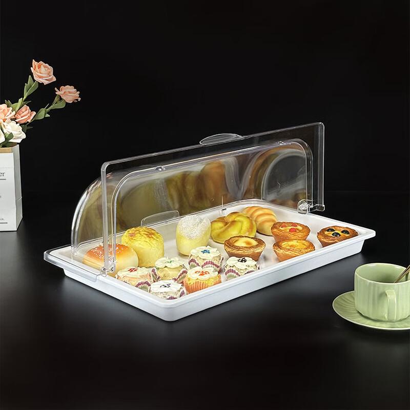 Melamine Food Display Tray with Lid