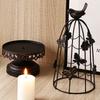 Creative European-Style Metal Birdcage Candle Holder Dining Table Decor Elegant Home Interior Decorative Tabletop Centerpiece