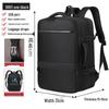 Li Shen Men's Large Capacity Expandable Business Travel Backpack