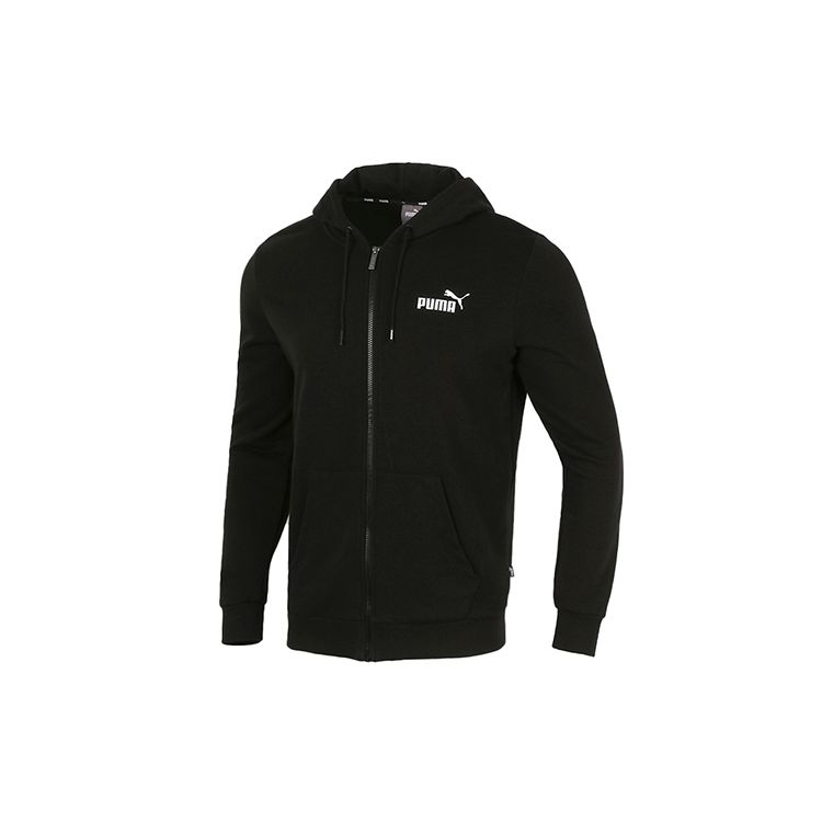 Puma Casual Sports Knit Hooded Jacket Men Tops Black 588657-01