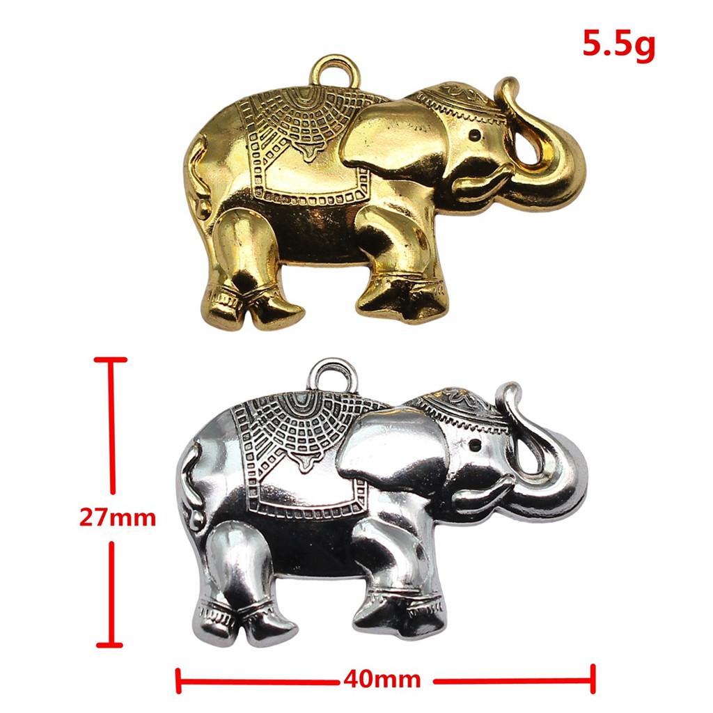 Retro Elephant Charms Alloy Animal Pendants For Jewelry Making Handmade Supplies