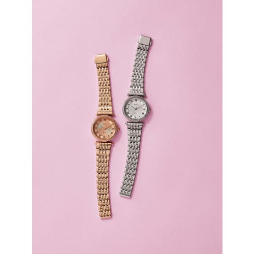 Fossil LYRIC ES4711 Women's Watch, Officially Imported, Pink Gold