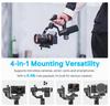 FeiyuTech SCORP Mini 3 Pro Camera Gimbal AI Tracking 4.0 Sensor Detachable Remote Handle OLED Touchscreen 2kg Load Vertical Shooting Stabilizer