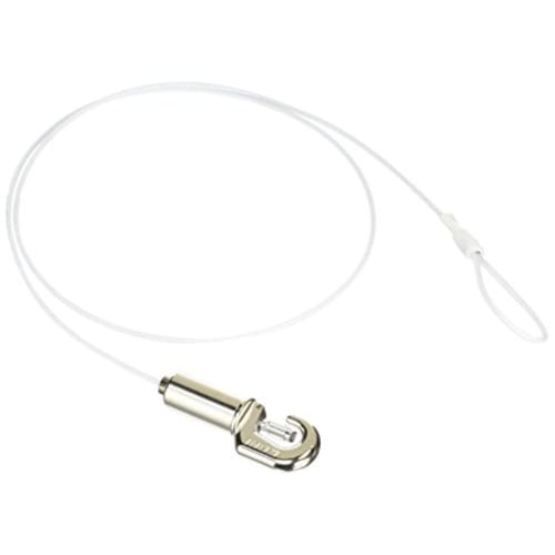 Fukui Metal Crafts Color Mini Wire Hook, 1.2mm Diameter x 50cm, White, for Hanging Posters, Frames, Paintings, Wall Hangings, and Displays, 1048-W