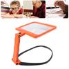 Neck Hanging Magnifying Glass Detachable 5X Magnification Hands Librate Magnifying Glass with 48 LED Chips for Senior