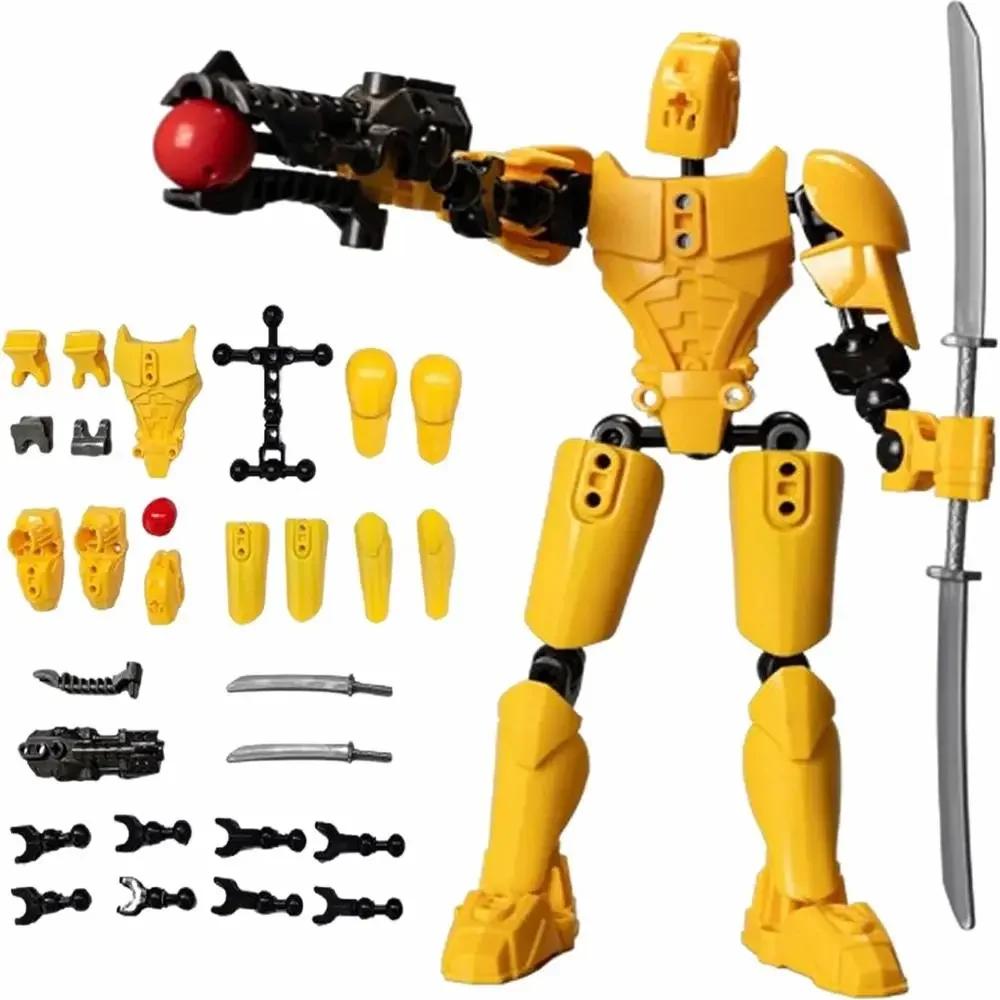 Desktop Decoration 3D Printed T13 Action Figure Shapeshift Robot ABS Robot Dummy Action Figures Multi-Jointed Movable Upgraded
