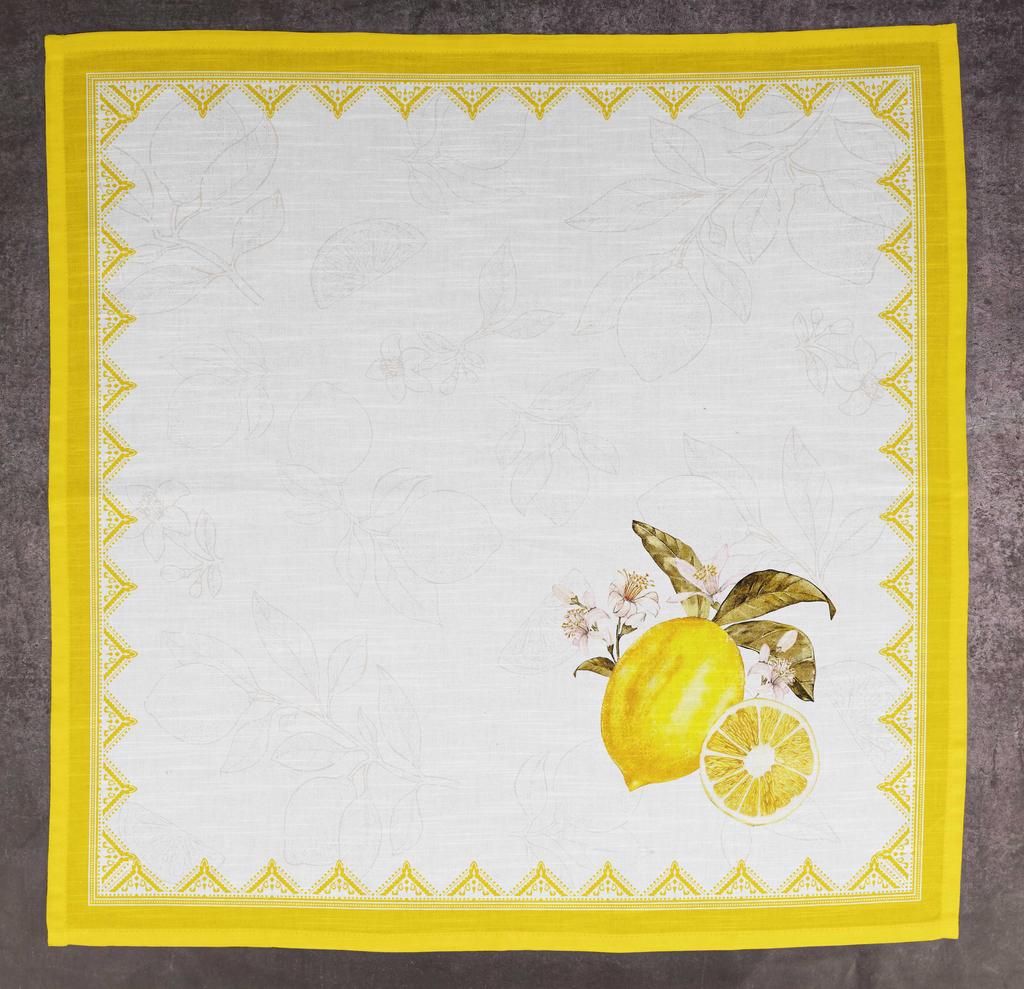 Vargottam Luxury Collection Dinner Table Linen Decor Cotton Napkin Printed Fabric Reusable Napkins Set Of 12, 20   X 20   - Watercolor